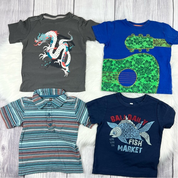 Tea Collection, Mini Borden 3T Boys Graphic T-Shirts and Shorts Assortment - Picture 2 of 9